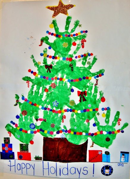 Украшения из ладошек