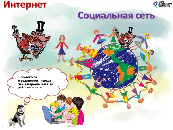 Плакат безопасность в интернете