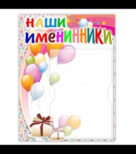 Плакат наидень рождения