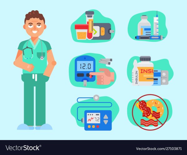 Сахарный диабет вектор