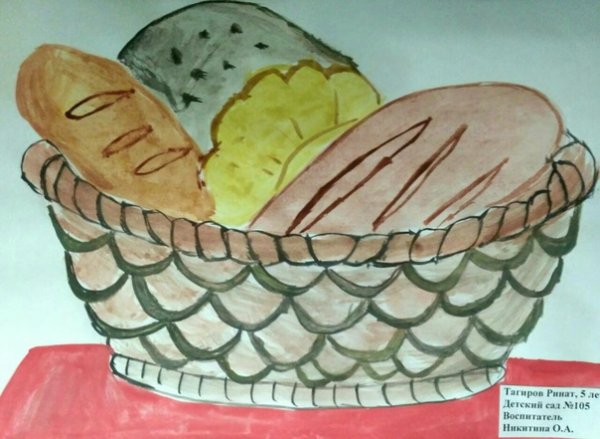 Иллюстрация на тему хлеб