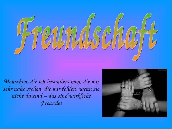 Проект по немецкому языку Дружба