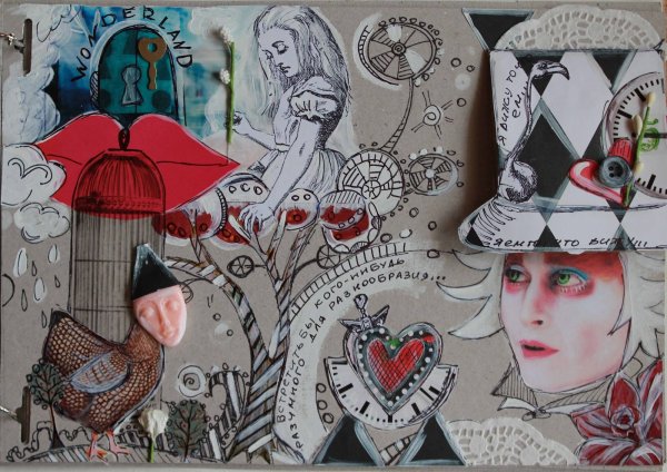 Панно Алиса в стране чудес