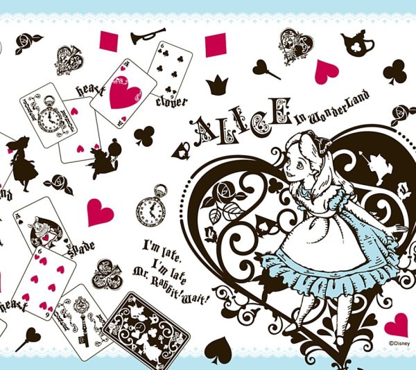Плакат в стиле Алиса в стране чудес