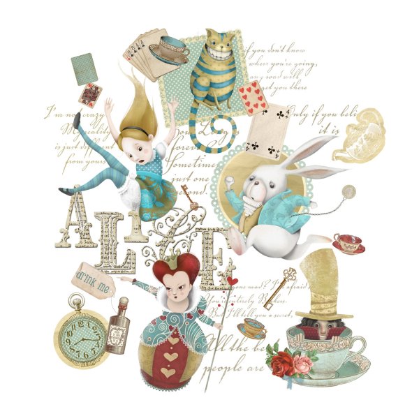 Карты из сказки Алиса в стране чудес