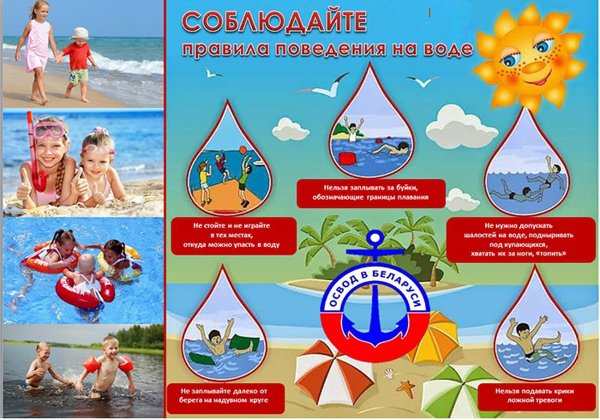 Памятка безопасность на воде