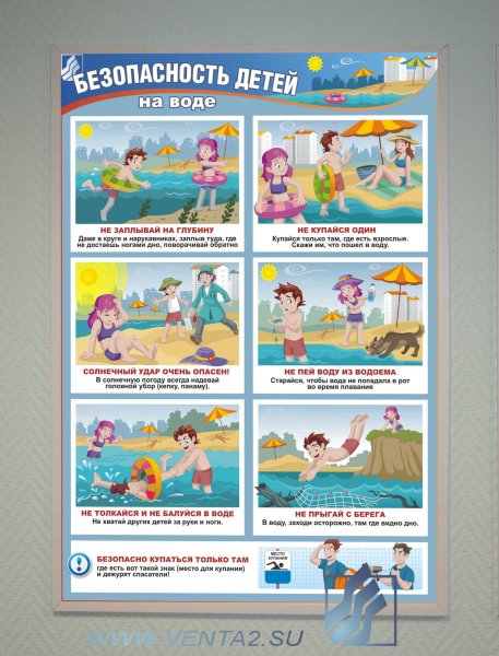 Памятка правил на воде