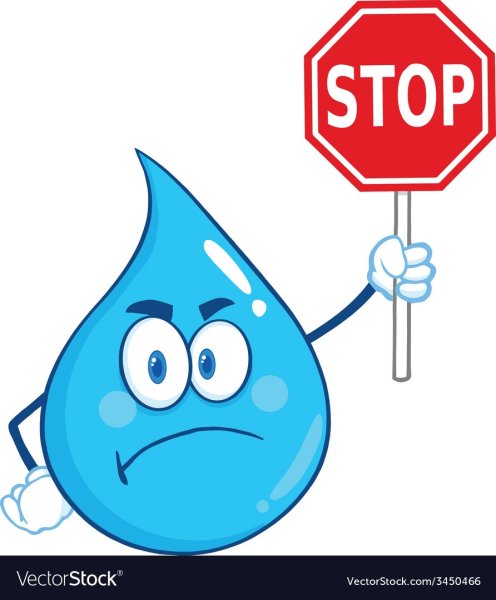 Плакат нельзя пить грязную воду