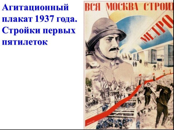 Советские плакаты 1937 года