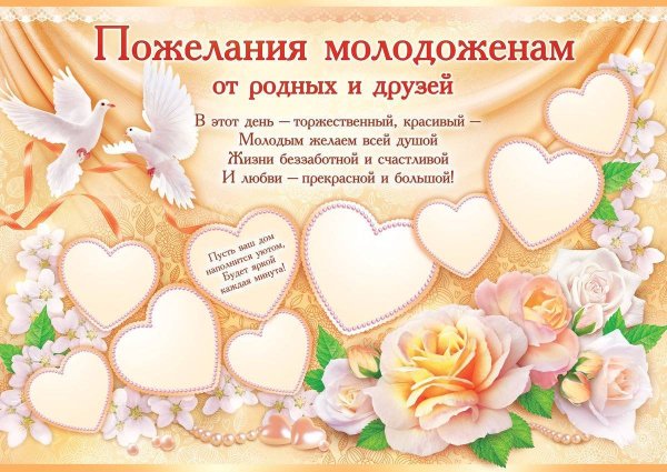 Поздравление со свадьбой