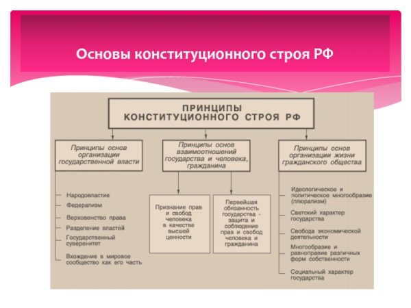 Принципы конституционного строя России