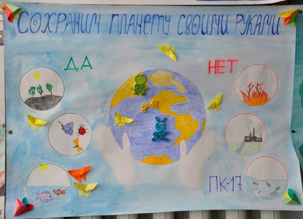 Плакат на тему экология