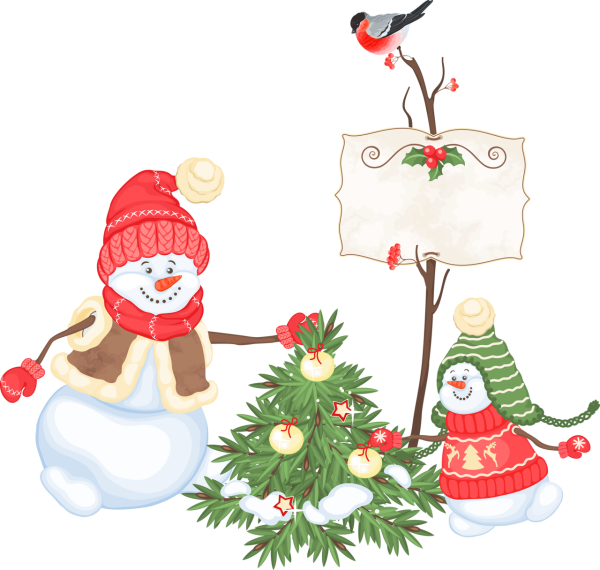 Новогодние векторные изображения