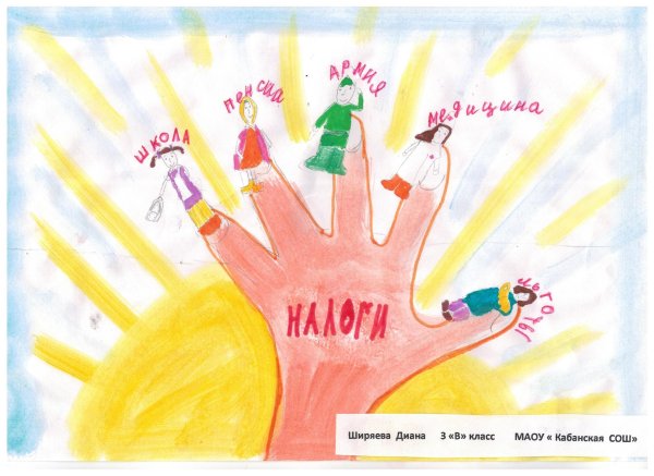 Рисунок на тему налоги