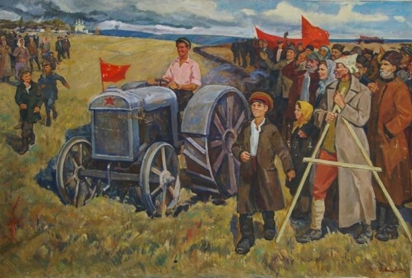 Картины соцреализма колхоз