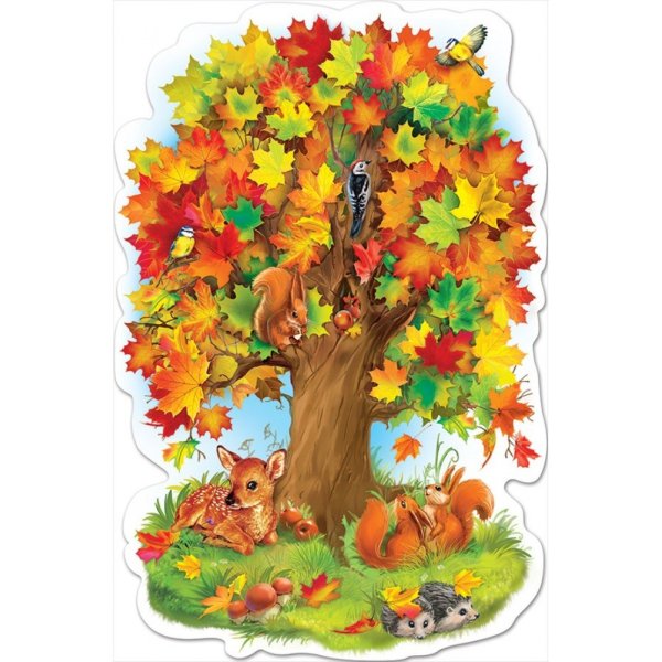 Иллюстрации с изображением времен года