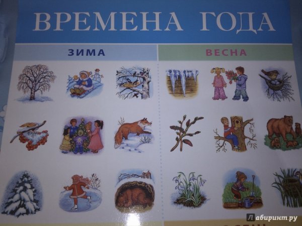 Календарь времена года