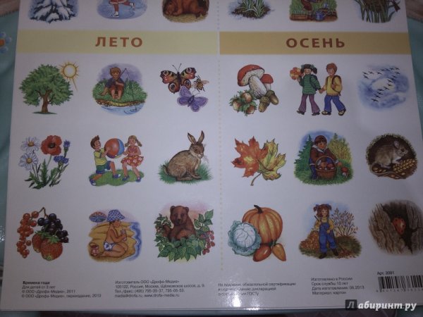 Детские обучающие плакаты