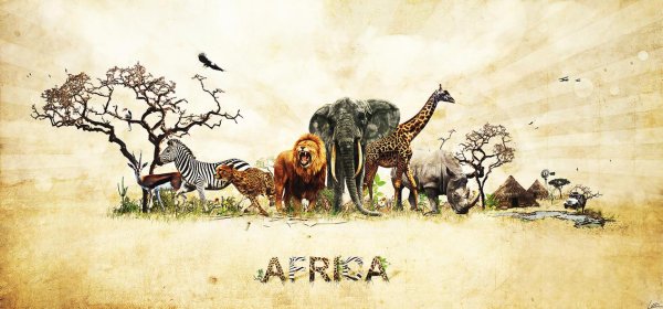 Материк Африка для детей
