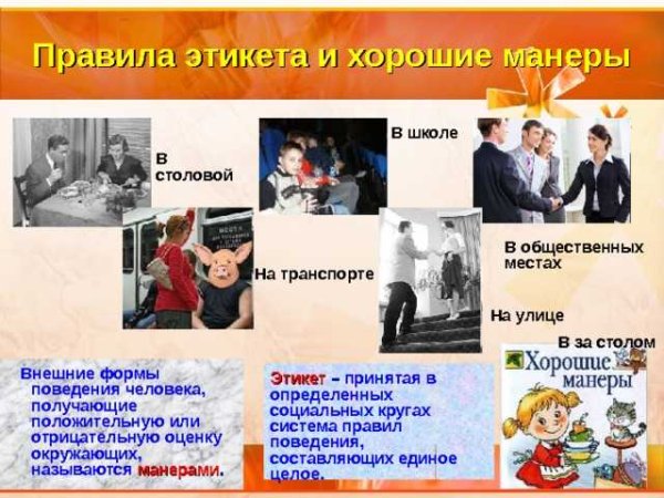 Правила этикета
