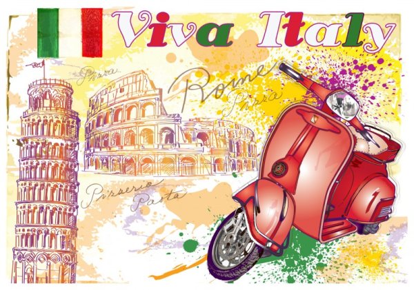 Итальянская открытка