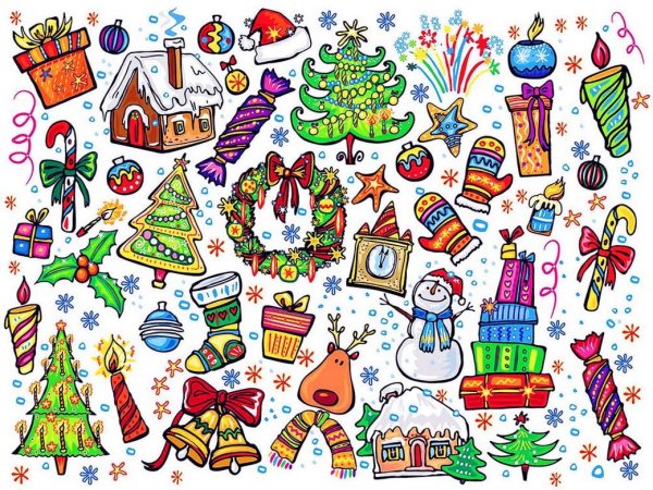 Новогодние рисунки