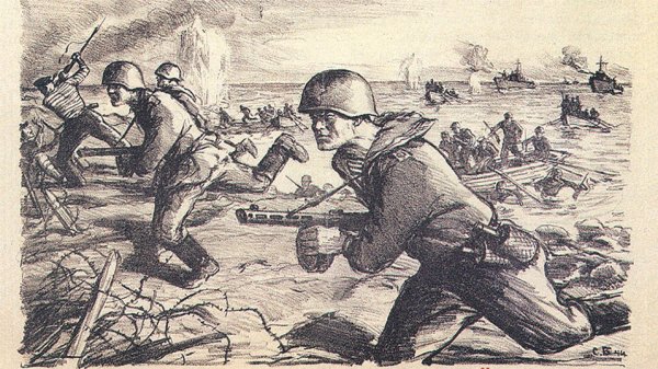 Советские военные плакаты времен Великой Отечественной 1941-1945