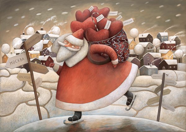 Дед Мороз примитивизм