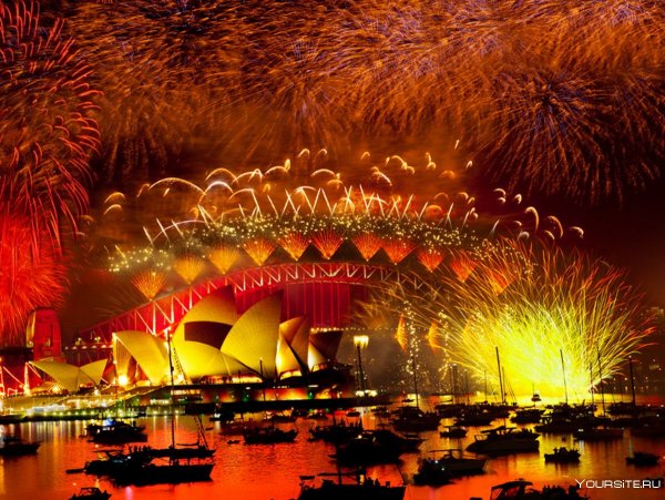 Салют в Австралии