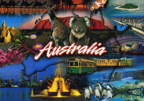 Австралия открытка