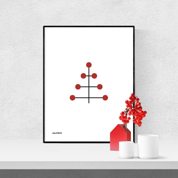 Новогодние открытки Минимализм