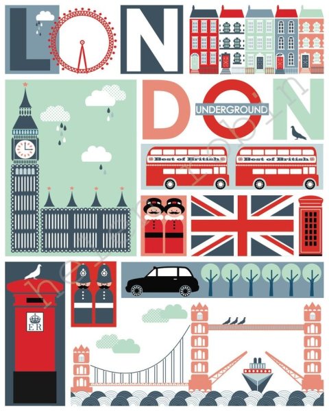 Лондон плакат
