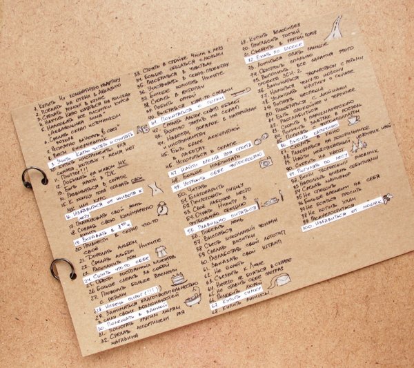 101 Цель на год