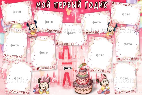 Плакаты на первый день рождения ребенка
