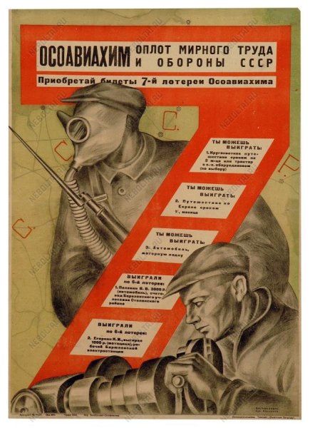 Советские плакаты Осоавиахима