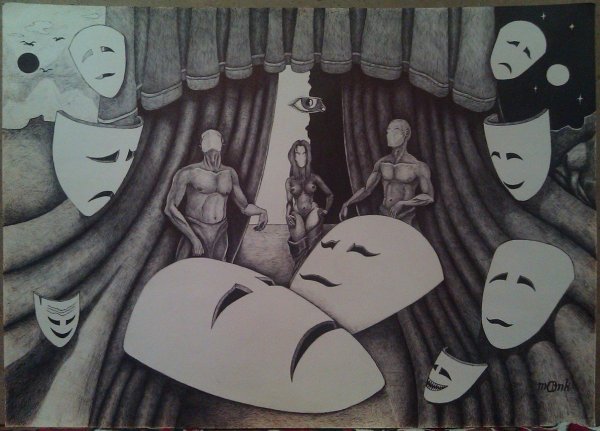 Арты на тему театр