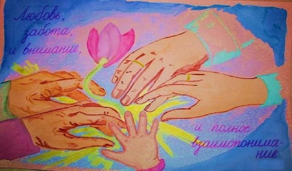 Рисунок на тему добрые слова