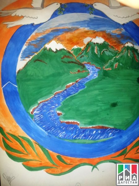 Рисунок на тему Дагестан