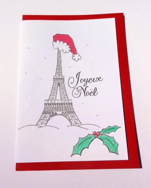 Новый год Франция открытки