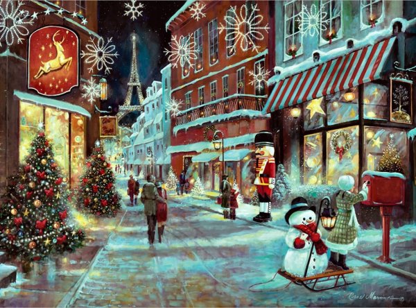 Художник Ruane Manning Рождество