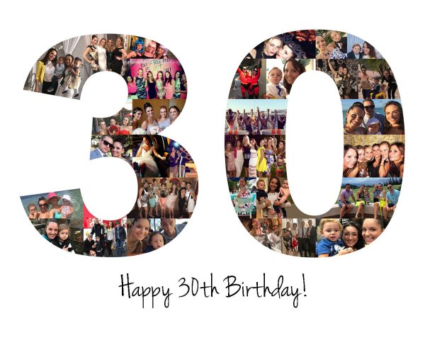 Цифры коллаж