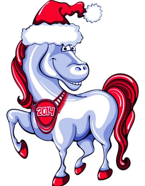 Новогодняя лошадь