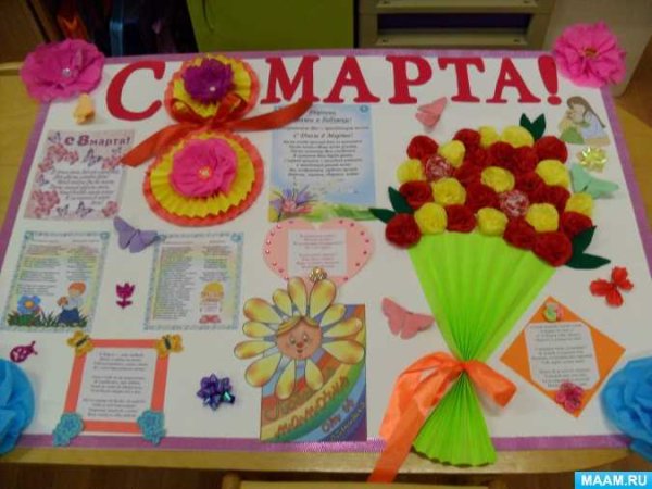 Стенгазета на 8 марта