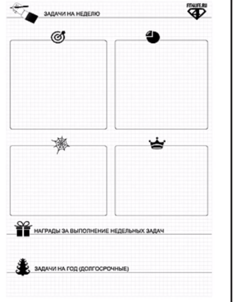 Трекер целей на год