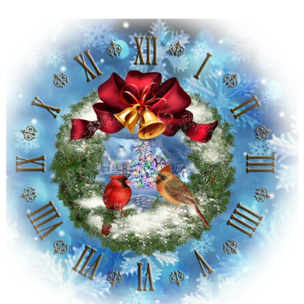 Часы новогодние