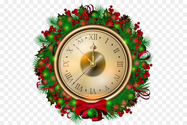 Сказочные новогодние часы