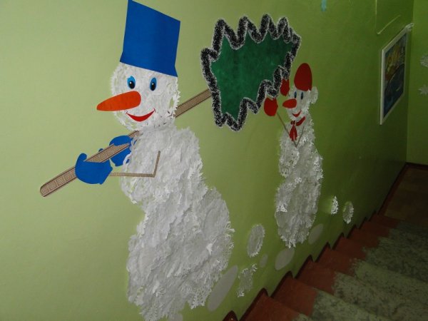 Зимняя стенгазета для детского сада