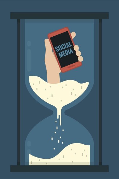 Плакат против интернет зависимости