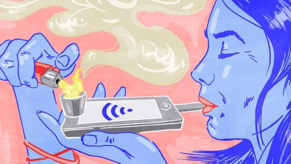 Рисунок на тему интернет зависимость