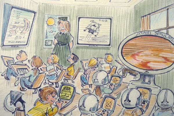 Школа будущего рисунок